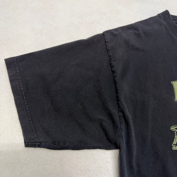 Harley Davidson Shirt Mens XL Black Pinup Girl Biker Visalia CA Motorcycle - Picture 4 of 16